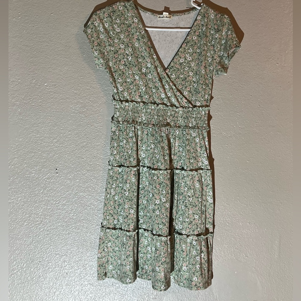 Women’s floral knee length dress